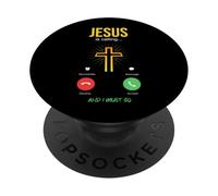 Jesus Is Calling Christian Church Christus Faith Phone PopSockets Adhesive PopGrip