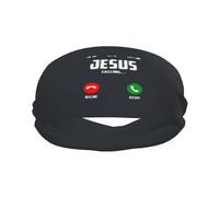Jesus is Calling Elevate Your Performance with Fashionable Sweatbands - Ideal for Any Activity!