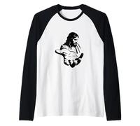 Jesus is Calling You Raglan Baseball Tee