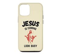 Jesus Is Coming Look Busy Case for iPhone 12/12 Pro