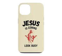 Jesus Is Coming Look Busy Case for iPhone 13
