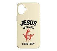 Jesus Is Coming Look Busy Case for iPhone 16 Plus