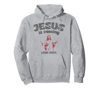 Jesus Is Coming Look Busy Pullover Hoodie