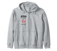 Jesus Is Coming Look Busy Zip Hoodie
