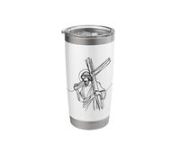 Jesus is Easter Resurrection Risen Savior Jesus Christ Stainless Steel Insulated Tumbler