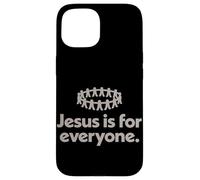 Jesus Is For Everyone Christian Faith Religion Worship Cross Case for iPhone 15