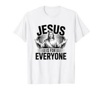 Jesus is for Everyone Value Graphic T-Shirt, Men, White, M