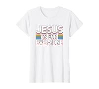 Jesus is for Everyone Value Graphic T-Shirt, Women, White, M