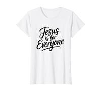 Jesus is for Everyone Value Graphic T-Shirt, Women, White, XS