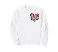 Jesus Is In My Heart Cute Doodle Kid Christianity Religious Sweatshirt