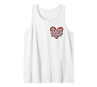 Jesus is in My Heart Cute Doodle Kid Christianity Religious Tank Top