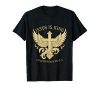 Jesus is King, 1 Corinthians 15:3-4 T-Shirt