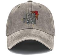 Jesus is King Baseball Cap, Jesus Hat, Christian Cap God, Unisex