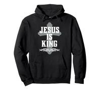 Jesus is King Bible Verse John 14:6 Christian God Religious Pullover Hoodie