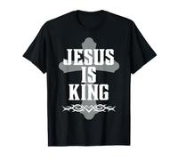 Jesus is King Bible Verse John 14:6 Christian God Religious Value Graphic T-Shirt
