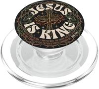 Jesus Is King Bible Verse John 14:6 Christian Religious PopSockets PopGrip for MagSafe