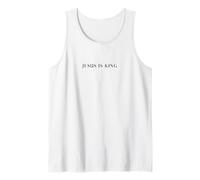 Jesus Is King - Bold, Modern Christian Tank Top
