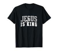 Jesus Is King Christian Faith Bold Statement T-Shirt
