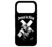 Jesus Is King Christian Faith Cross Catholic Case for iPhone 17 Pro Max