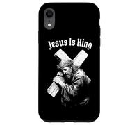 Jesus Is King Christian Faith Cross Catholic Case for iPhone XR