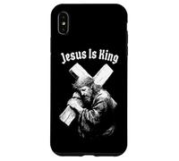 Jesus Is King Christian Faith Cross Catholic Case for iPhone XS Max
