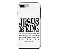 Jesus Is King Christian Faith Revelation 17:14 Bible Verse Case for iPhone 7 Plus/8 Plus