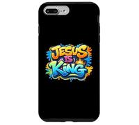 JESUS IS KING - CHRISTIAN GRAFFITI STREET ART Case for iPhone 7 Plus/8 Plus