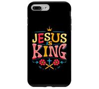 Jesus is King Christian Religious God Faith Bible Verse Case for iPhone 7 Plus/8 Plus