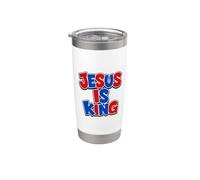 Jesus is King Christianity Stainless Steel Insulated Tumbler