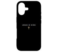 Jesus is King Cross Thin Christian Faith Jesus King Minimal Case for iPhone 17