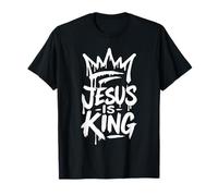 Jesus is King | Crown Design Inspired by Faith T-Shirt