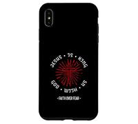 Jesus Is King God With Us Faith Over Fear (Love Statement) Case for iPhone XS Max