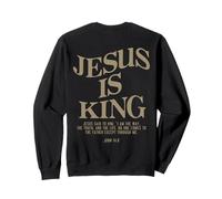 Jesus Is King Jesus John 14:6 Costume Christian (On Back) Sweatshirt