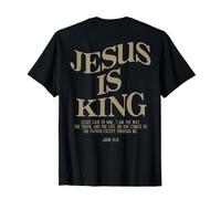 Jesus Is King Jesus John 14:6 Costume Christian (On Back) T-Shirt