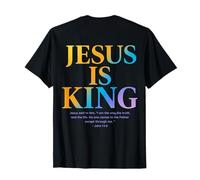 Jesus Is King Jesus John 14:6 Costume Christian (On Back) T-Shirt
