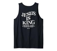 Jesus is King Jesus John 14:6 Costume Christian (On Back) Tank Top