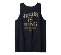 Jesus is King Jesus John 14:6 Costume Christian (On Back) Tank Top