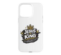 Jesus Is King Revelation 19:16 Christian Faith Crowned Case for iPhone 15 Pro Max
