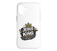 Jesus Is King Revelation 19:16 Christian Faith Crowned Case for iPhone 16 Plus