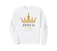 JESUS is King - Revelation 19:16 Christian Faith Graphic Sweatshirt