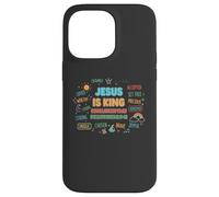 Jesus Is King Revelation 19:16 - Philippians 2:9-11 Bible Case for iPhone 14 Pro Max