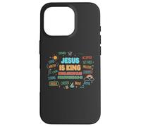 Jesus Is King Revelation 19:16 - Philippians 2:9-11 Bible Case for iPhone 16 Pro
