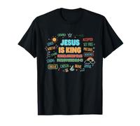 Jesus is King Revelation 19:16 - Philippians 2:9-11 Bible T-Shirt