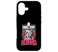 Jesus Is King Throne Art Christian Faith Rose Crown Graphic Case for iPhone 17
