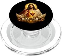 Jesus is Life - Christian Jesus PopSockets PopGrip for MagSafe
