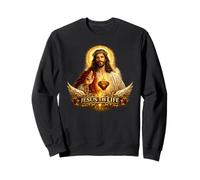 Jesus is Life - Christian Jesus Sweatshirt