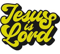 Jesus Is Lord A4 Poster on Canvas - Inspirational Motivational Wall Art daily Life Quote encouraging famous short phrases inspiring words spiritual hope messages success sayings strength work quotati