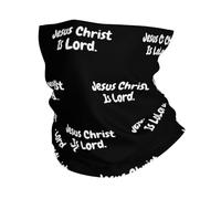 Jesus Is Lord Men Women Snoods Warm Snood Stretchy Bandana For Skiing Winter Sport Motorcycle