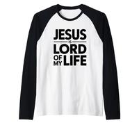 Jesus is Lord of My Life Raglan Baseball Tee