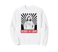 Jesus Is Love (Spiritual Christian Statement) Sweatshirt